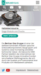Mobile Screenshot of berlinerglas.de